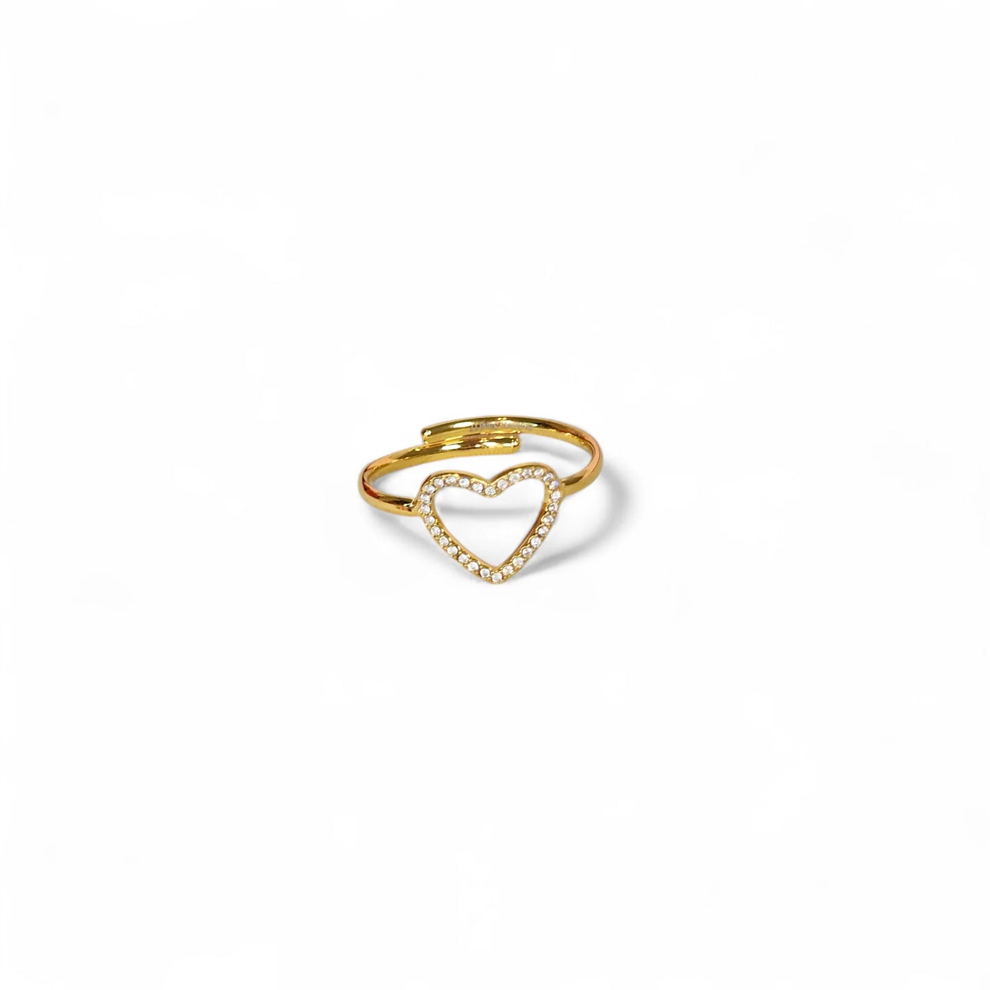Anello Cuore Zirconato