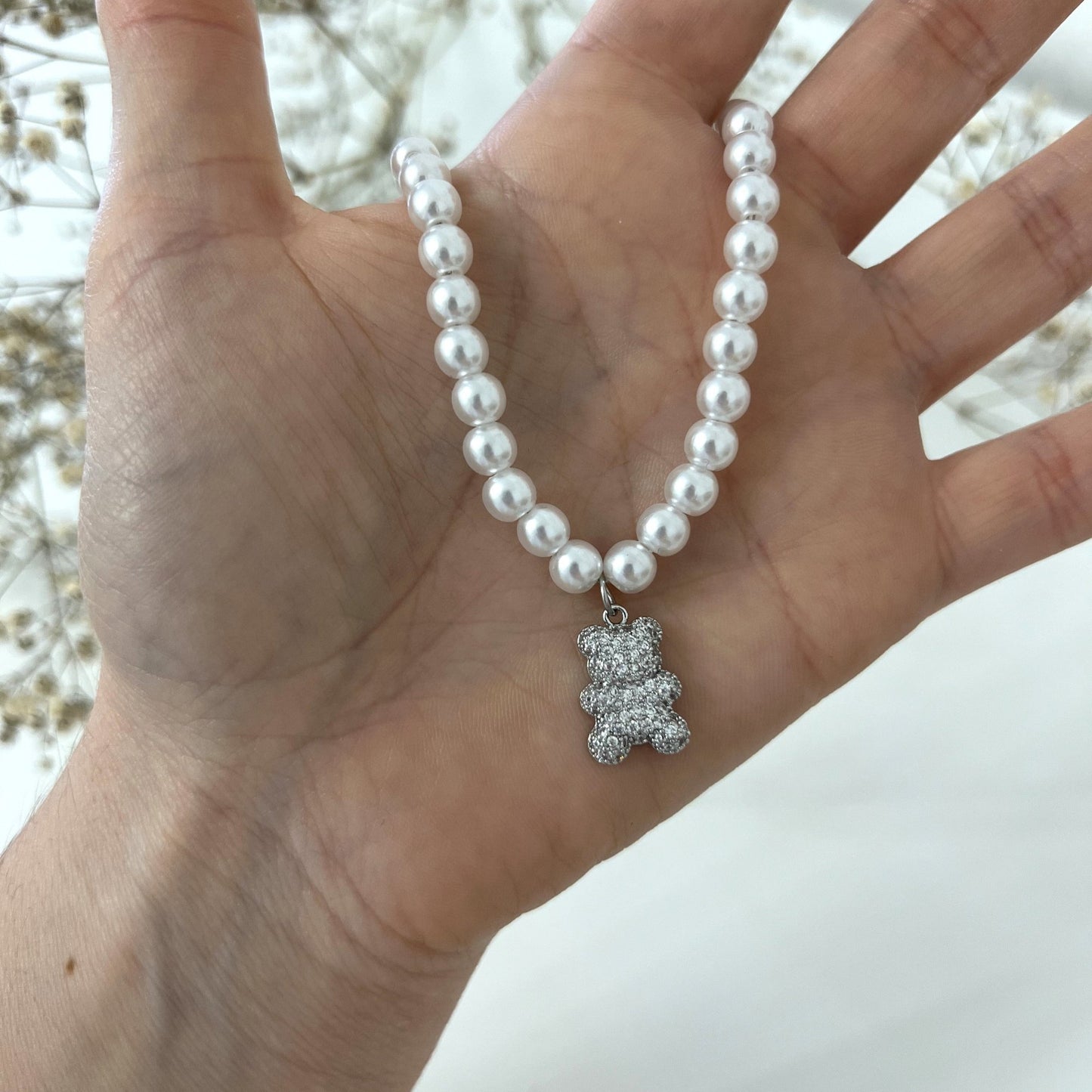 Collana Orsetto Strass