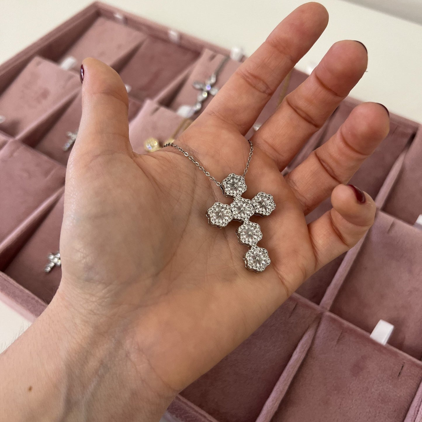 Collana Croce big