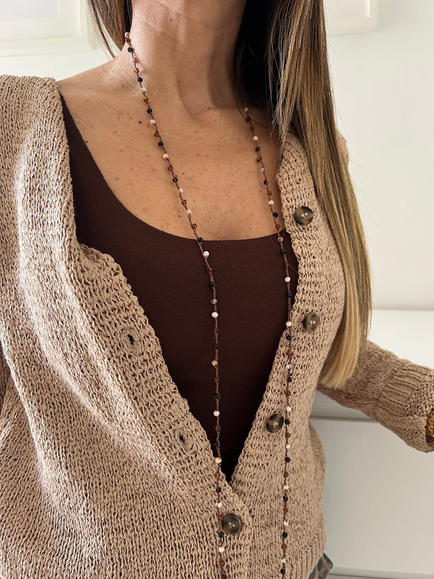 collana Filo di Sogni Nera Gold