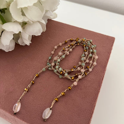 collana Filo di Sogni Verde Acqua