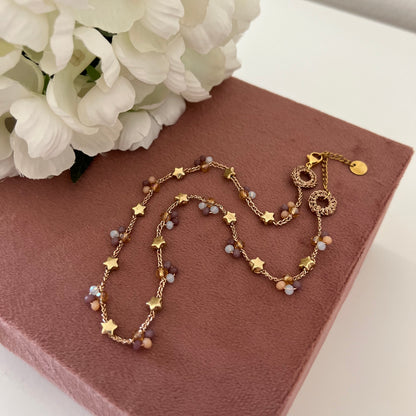 collana stelline e perline