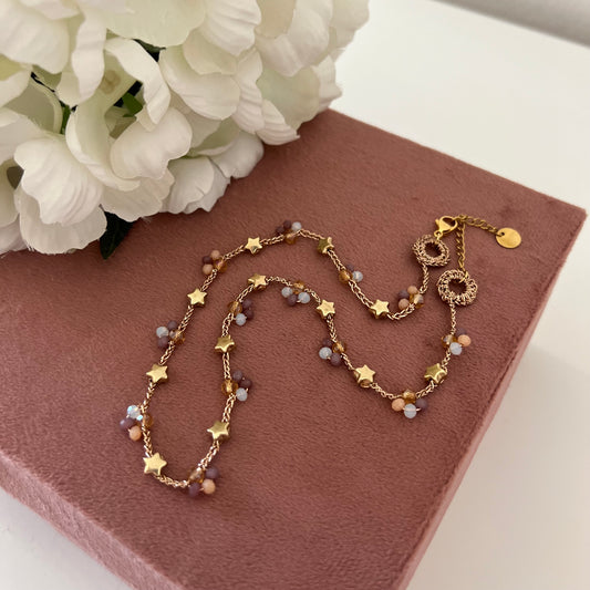 collana stelline e perline