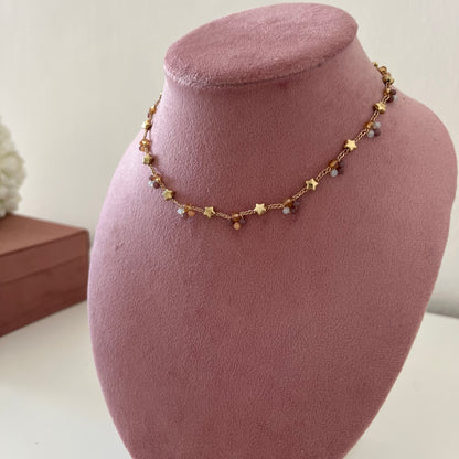 collana stelline e perline