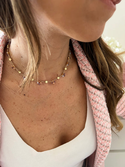 collana stelline e perline