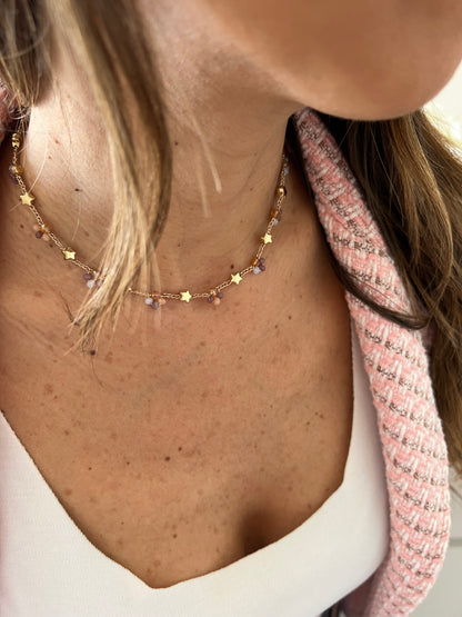 collana stelline e perline