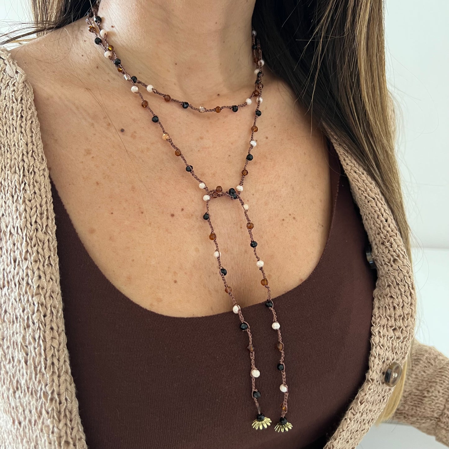 collana Filo di Sogni Marrone