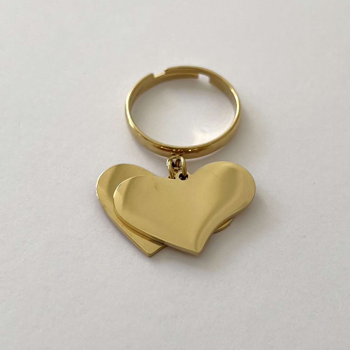 Anello Doppio Cuore