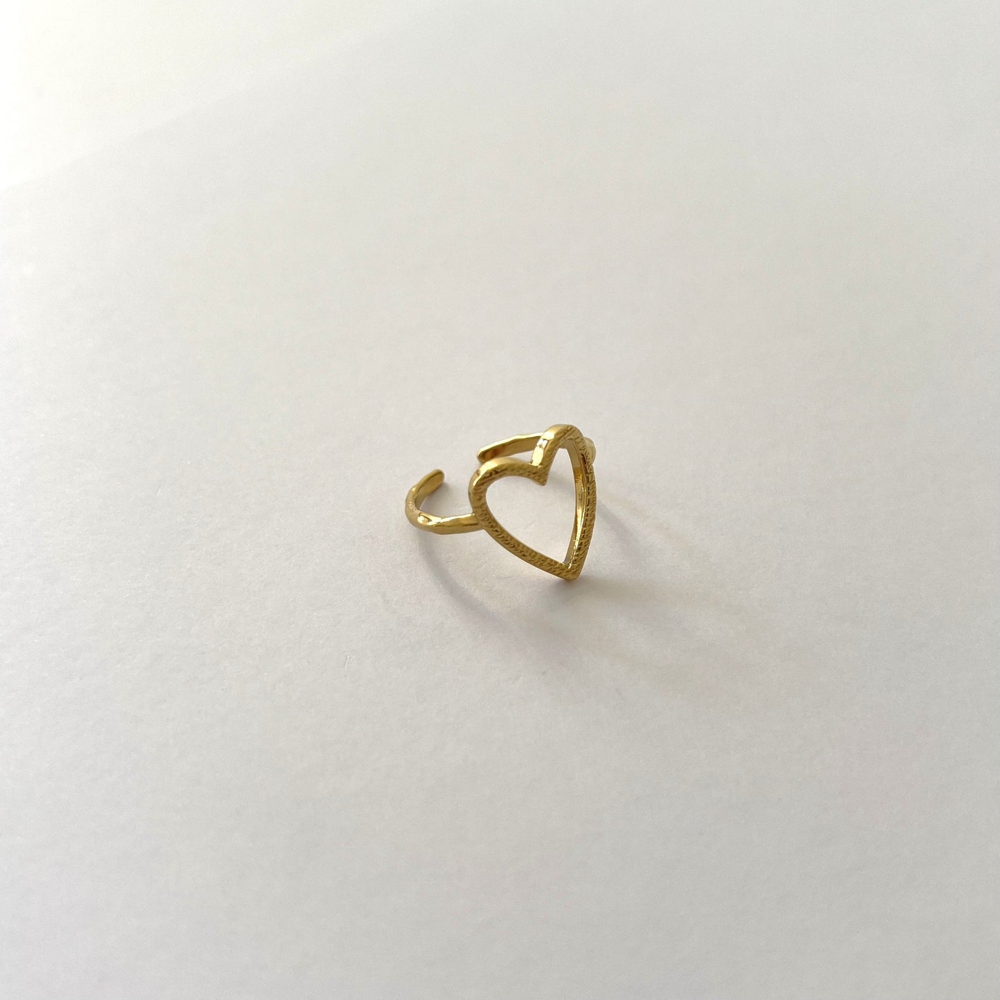 Anello Cuore Ruvido