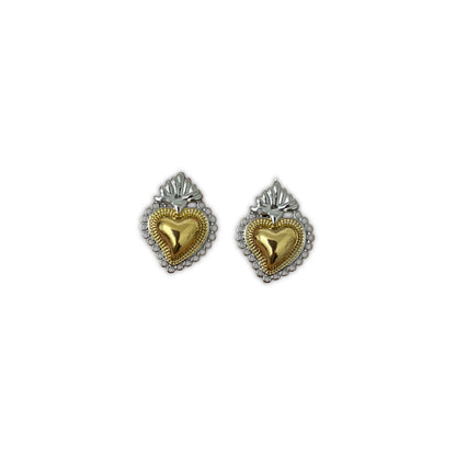 Orecchini Lobo Cuore Sacro