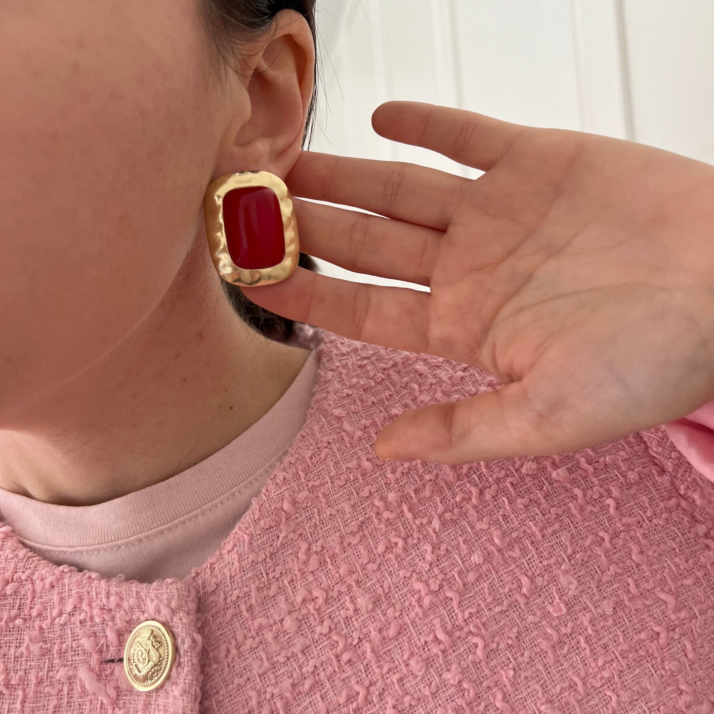 Orecchini Red and Gold