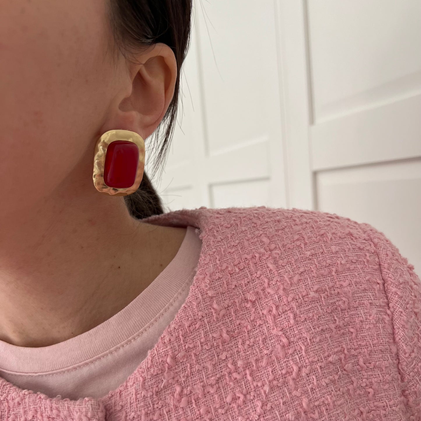Orecchini Red and Gold
