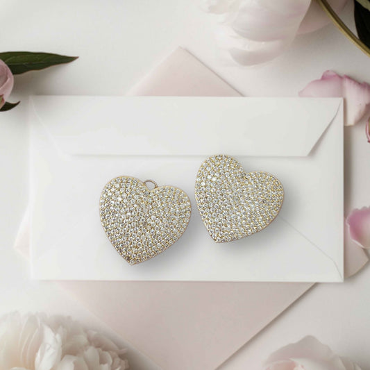 Orecchini a clip cuore