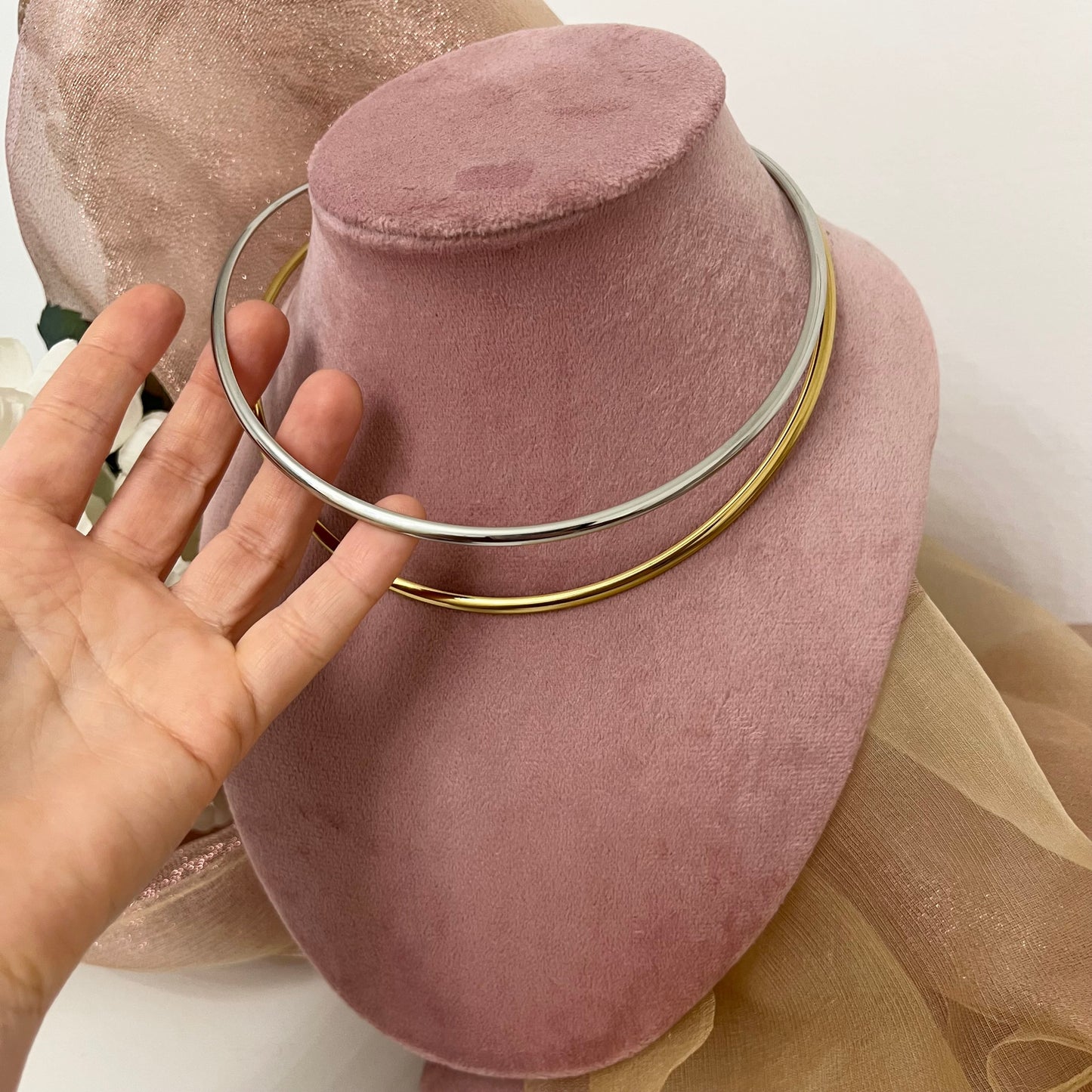 Collana rigida Circle